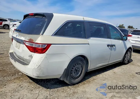 2012 Honda Odyssey Lx из США, поврежденный, VIN 5FNRL5H2XCB106978